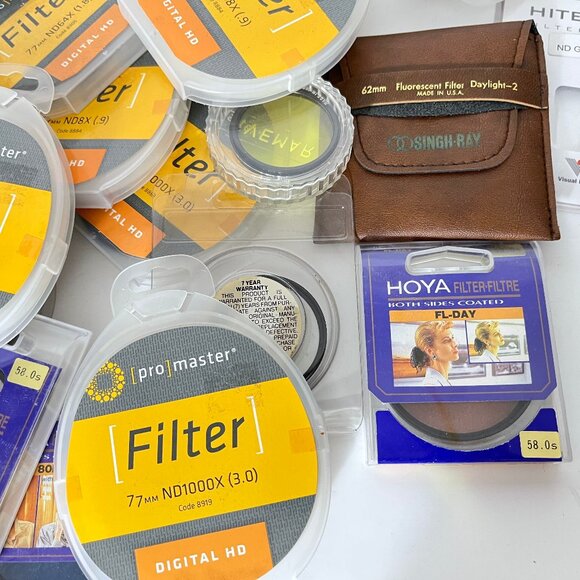 Camera Filter Lot 40 Lens Filters Most Are New. - Picture 8 of 11